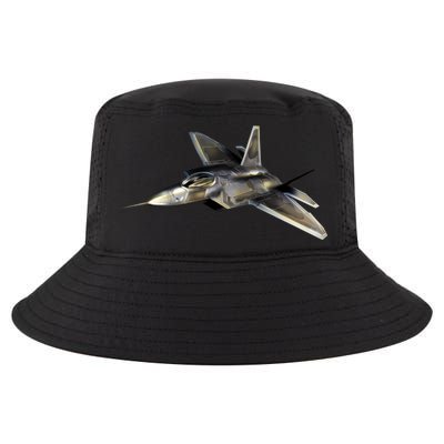 F-22 Raptor Fighter Jet Cool Comfort Performance Bucket Hat