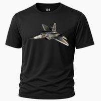 F-22 Raptor Fighter Jet Cooling Performance Crew T-Shirt