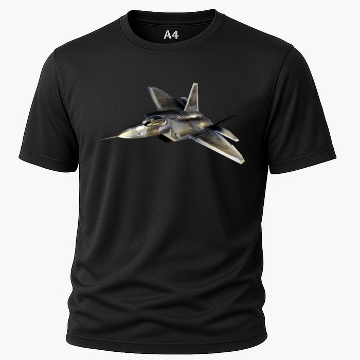 F-22 Raptor Fighter Jet Cooling Performance Crew T-Shirt
