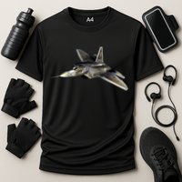 F-22 Raptor Fighter Jet Cooling Performance Crew T-Shirt