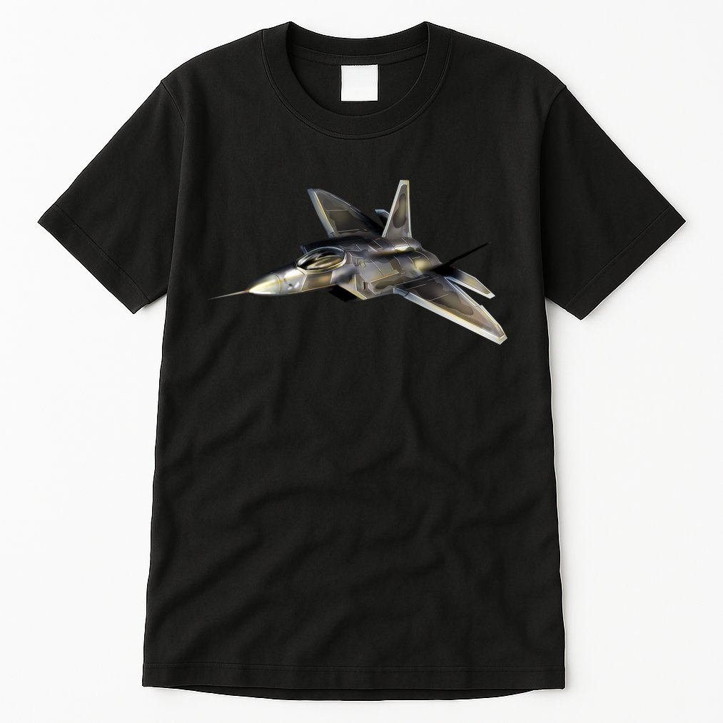 F-22 Raptor Fighter Jet Tall T-Shirt