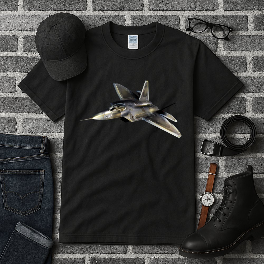 F-22 Raptor Fighter Jet Tall T-Shirt