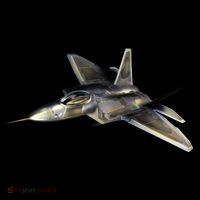 F-22 Raptor Fighter Jet Drawstring Bag