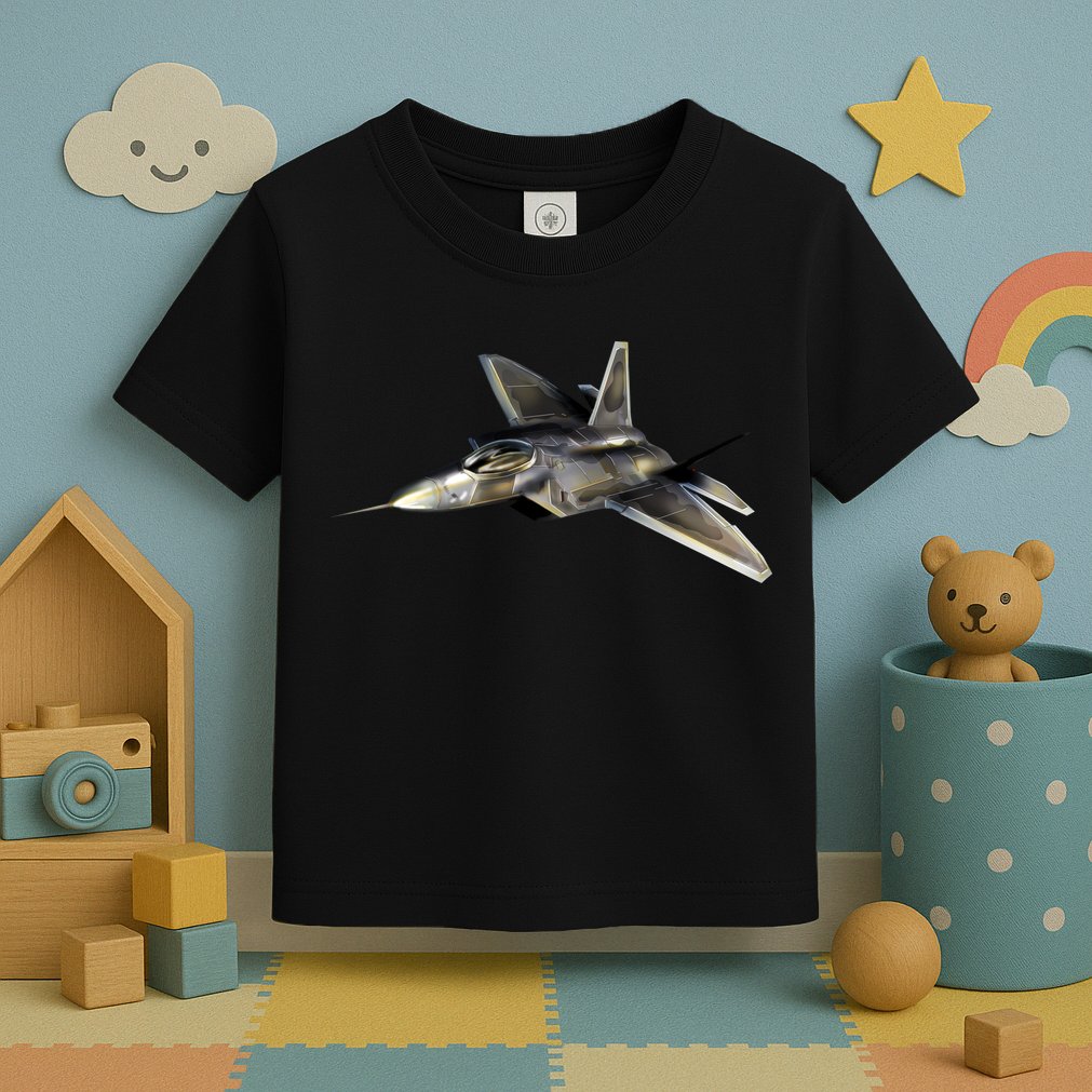 F-22 Raptor Fighter Jet Toddler T-Shirt