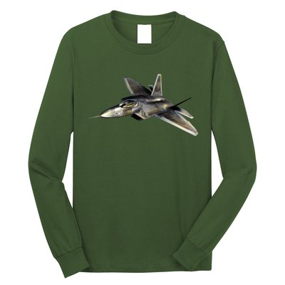 F-22 Raptor Fighter Jet Long Sleeve Shirt