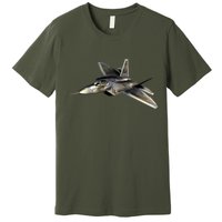 F-22 Raptor Fighter Jet Premium T-Shirt