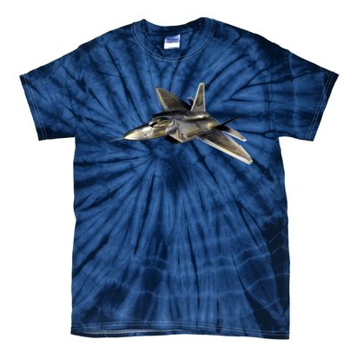 F-22 Raptor Fighter Jet Tie-Dye T-Shirt