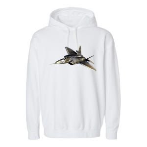 F-22 Raptor Fighter Jet Garment-Dyed Fleece Hoodie