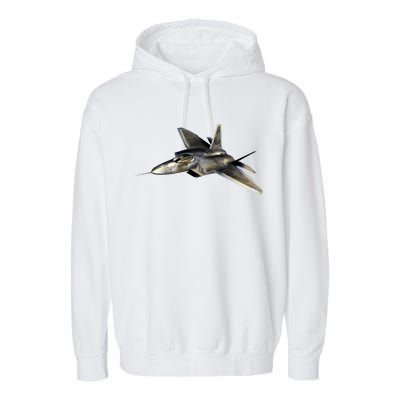 F-22 Raptor Fighter Jet Garment-Dyed Fleece Hoodie