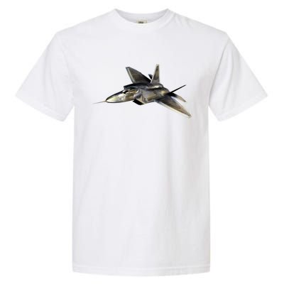 F-22 Raptor Fighter Jet Garment-Dyed Heavyweight T-Shirt