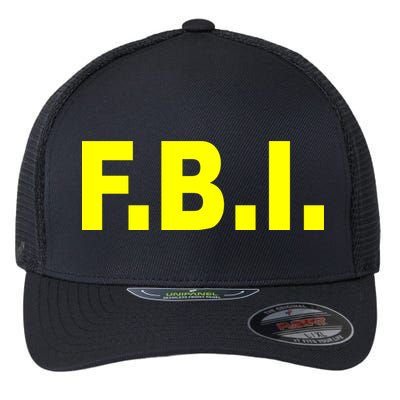 F.B.I FBI Federal Agent Logo Flexfit Unipanel Trucker Cap