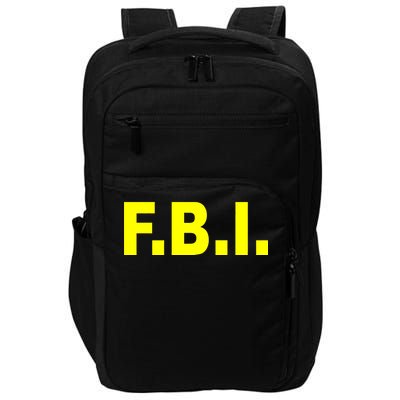 F.B.I FBI Federal Agent Logo Impact Tech Backpack