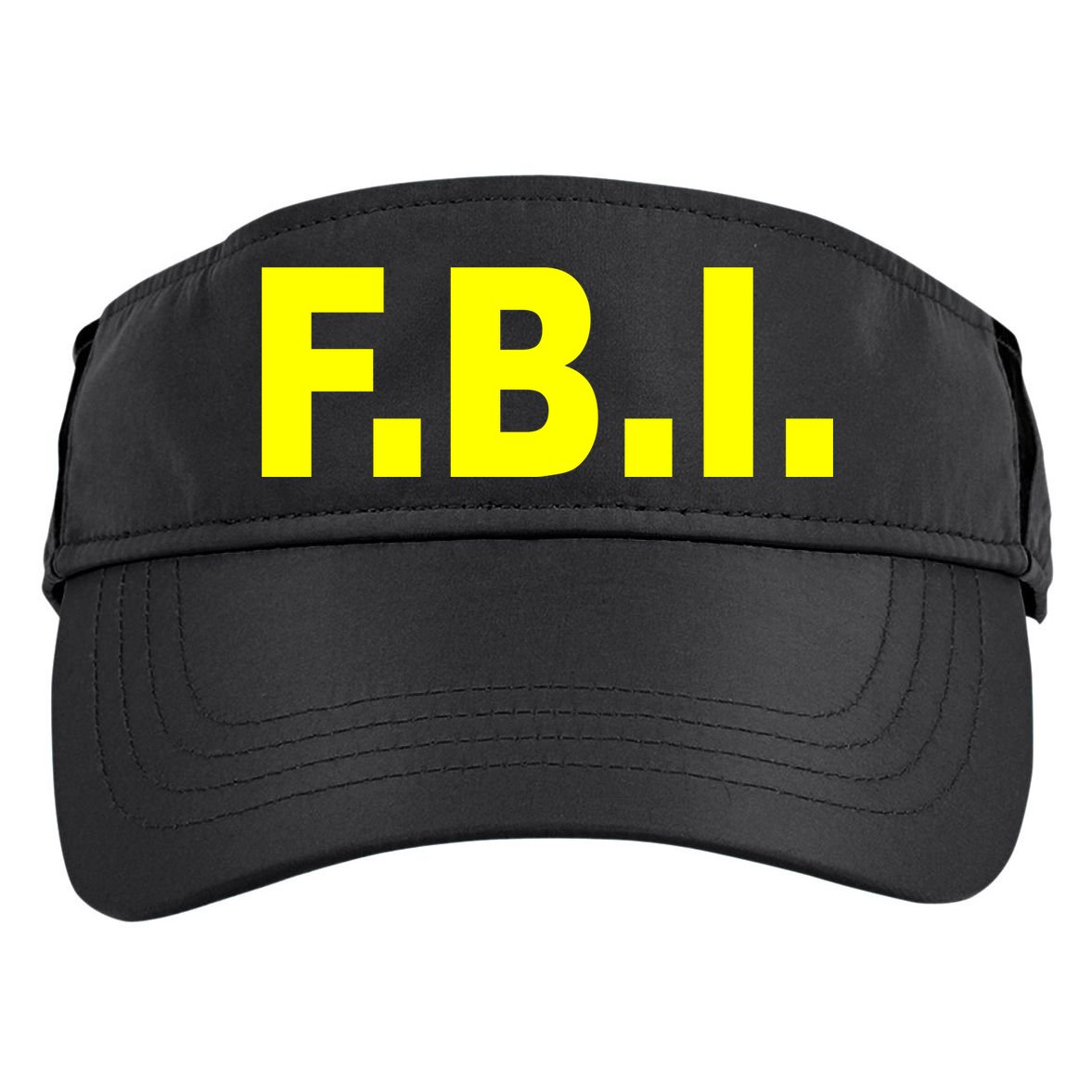 F.B.I FBI Federal Agent Logo Adult Drive Performance Visor