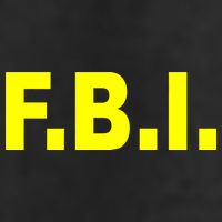 F.B.I FBI Federal Agent Logo Adult Drive Performance Visor
