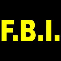 F.B.I FBI Federal Agent Logo Cropped Pullover Crew