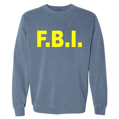 F.B.I FBI Federal Agent Logo Garment-Dyed Sweatshirt