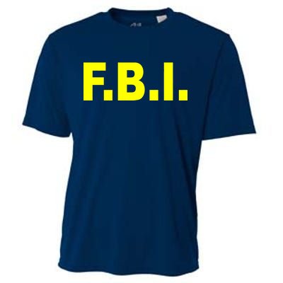 F.B.I FBI Federal Agent Logo Cooling Performance Crew T-Shirt