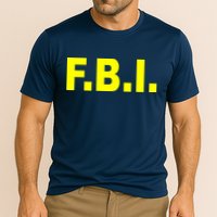 F.B.I FBI Federal Agent Logo Cooling Performance Crew T-Shirt
