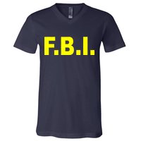 F.B.I FBI Federal Agent Logo V-Neck T-Shirt