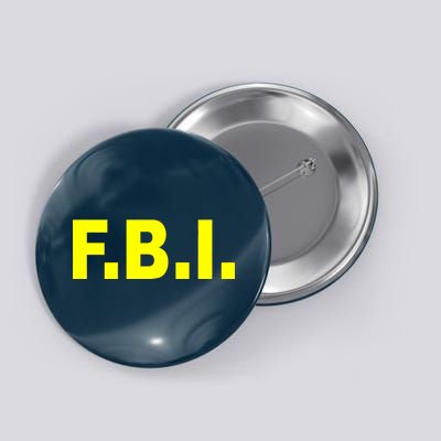 F.B.I FBI Federal Agent Logo Button