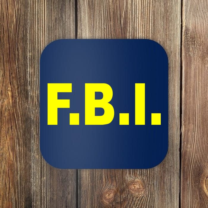 F.B.I FBI Federal Agent Logo Coaster