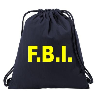 F.B.I FBI Federal Agent Logo Drawstring Bag