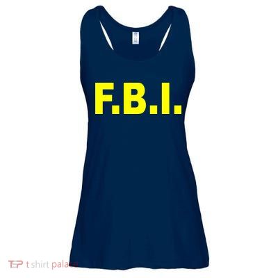 F.B.I FBI Federal Agent Logo Ladies Essential Flowy Tank