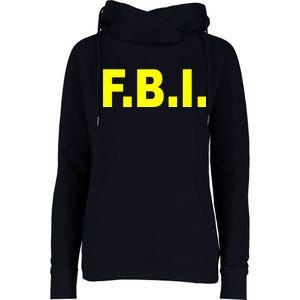 F.B.I FBI Federal Agent Logo Womens Funnel Neck Pullover Hood