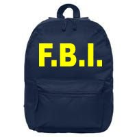 F.B.I FBI Federal Agent Logo 16 in Basic Backpack