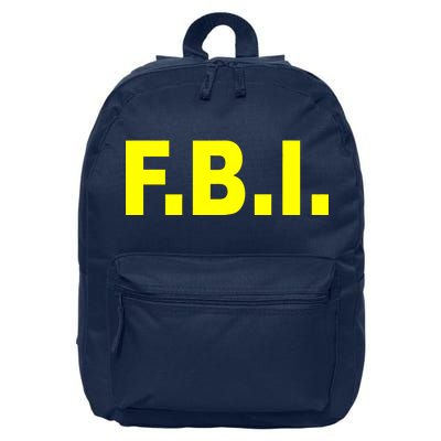 F.B.I FBI Federal Agent Logo 16 in Basic Backpack