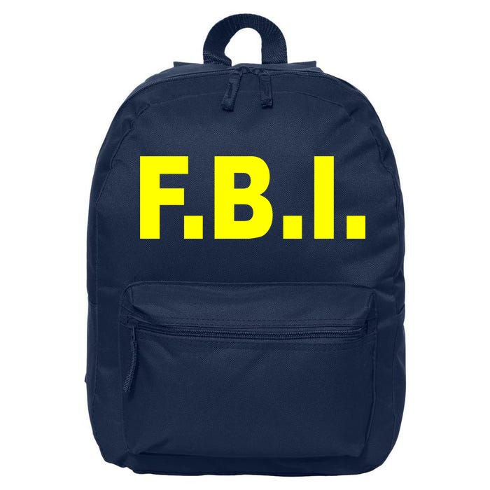 F.B.I FBI Federal Agent Logo 16 in Basic Backpack