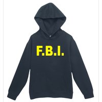 F.B.I FBI Federal Agent Logo Urban Pullover Hoodie