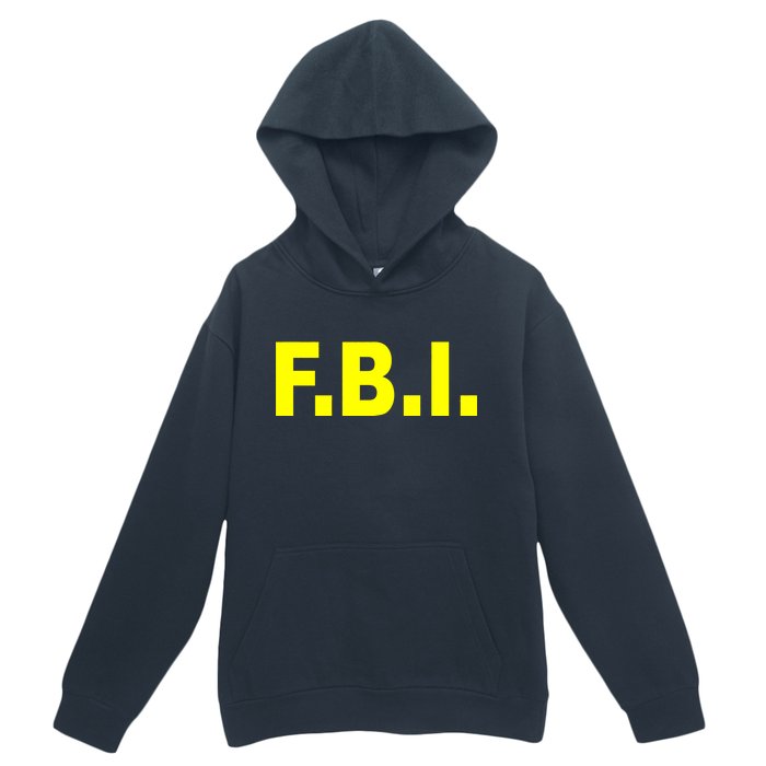 F.B.I FBI Federal Agent Logo Urban Pullover Hoodie