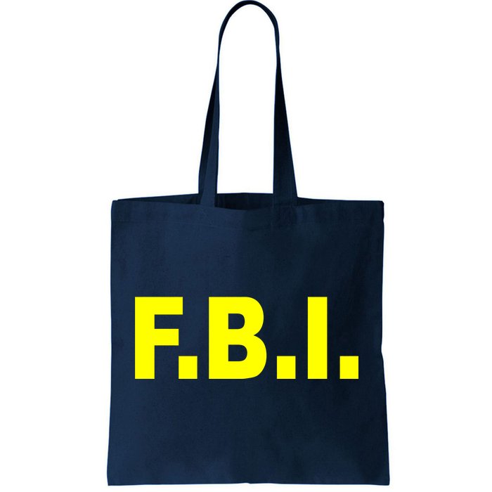 F.B.I FBI Federal Agent Logo Tote Bag