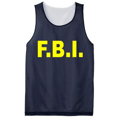 F.B.I FBI Federal Agent Logo Mesh Reversible Basketball Jersey Tank