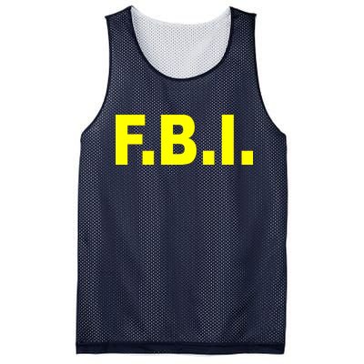 F.B.I FBI Federal Agent Logo Mesh Reversible Basketball Jersey Tank