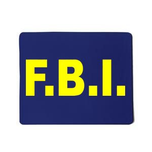 F.B.I FBI Federal Agent Logo Mousepad