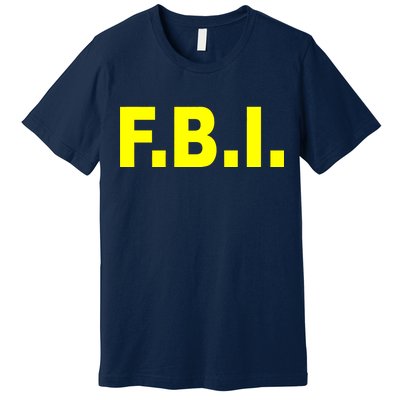 F.B.I FBI Federal Agent Logo Premium T-Shirt