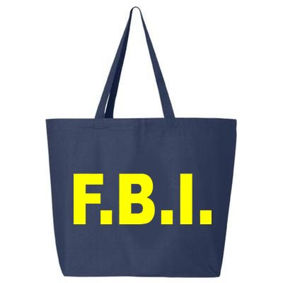 F.B.I FBI Federal Agent Logo 25L Jumbo Tote