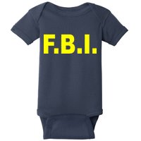 F.B.I FBI Federal Agent Logo Baby Bodysuit