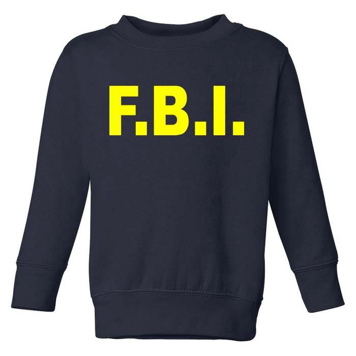 F.B.I FBI Federal Agent Logo Toddler Sweatshirt