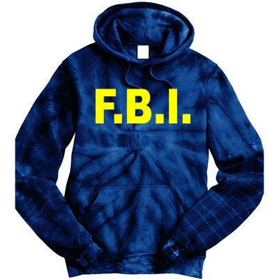 F.B.I FBI Federal Agent Logo Tie Dye Hoodie