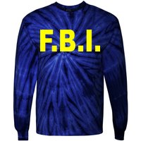 F.B.I FBI Federal Agent Logo Tie-Dye Long Sleeve Shirt