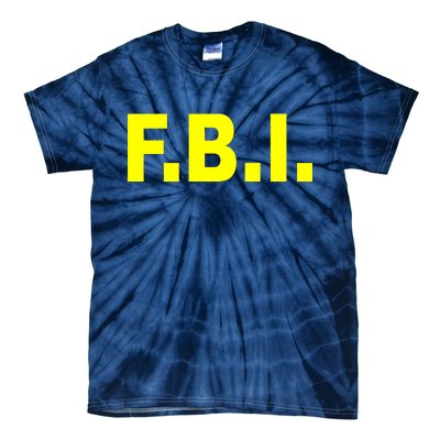 F.B.I FBI Federal Agent Logo Tie-Dye T-Shirt