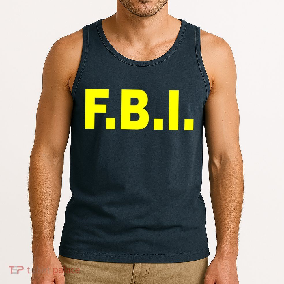 F.B.I FBI Federal Agent Logo Tank Top