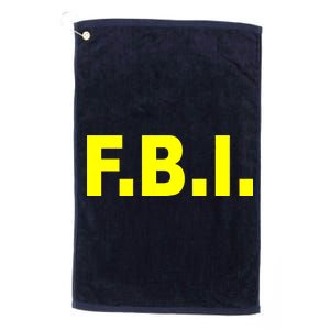 F.B.I FBI Federal Agent Logo Platinum Collection Golf Towel