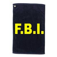 F.B.I FBI Federal Agent Logo Platinum Collection Golf Towel