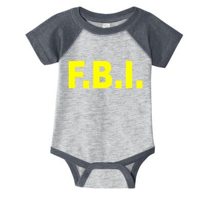 F.B.I FBI Federal Agent Logo Infant Baby Jersey Bodysuit