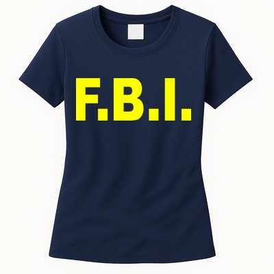 F.B.I FBI Federal Agent Logo Womens T-Shirt