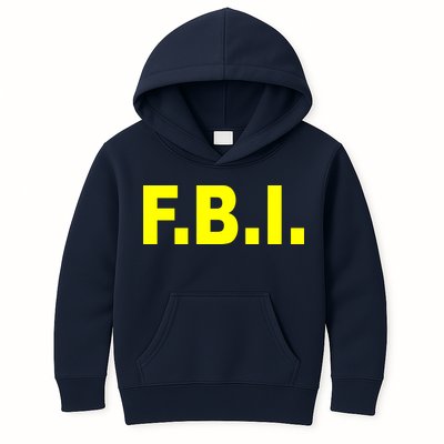 F.B.I FBI Federal Agent Logo Kids Hoodie
